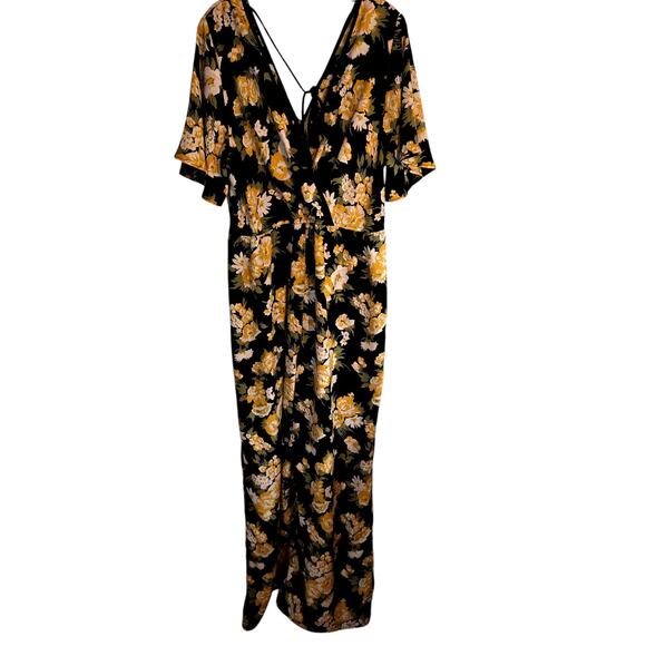 Xhilaration XXL Women's BOHO Maxi Pantsuit Jumpsuit Plus Size 2X 2Xl 18W 20W - Picture 7 of 8